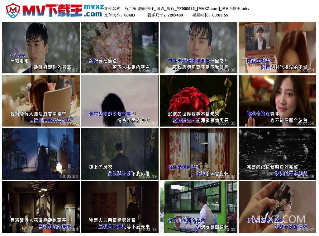 马广涛-烟雨伤怀_国语_流行_YF900933